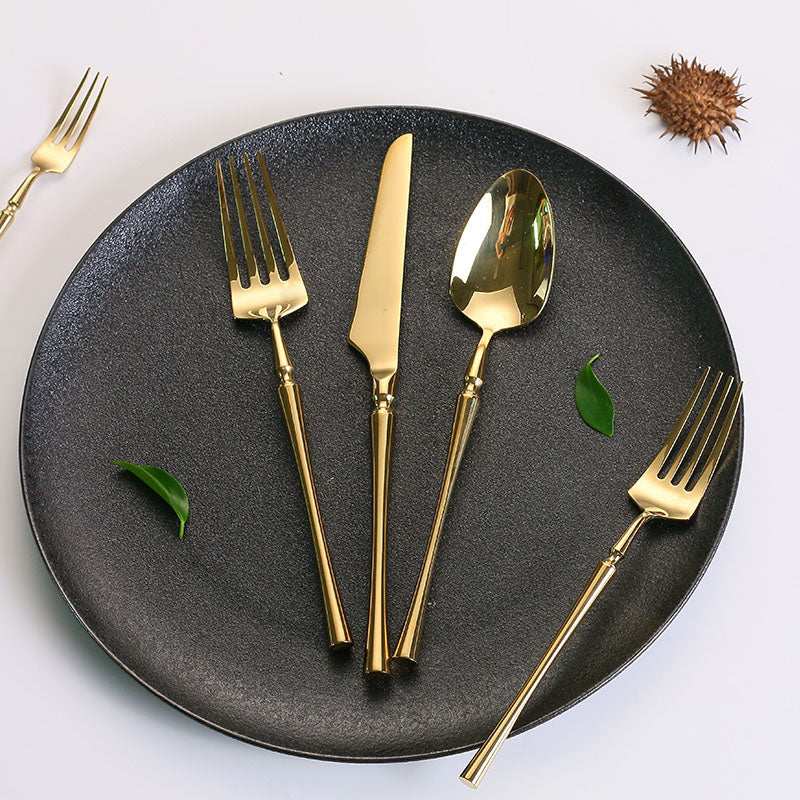 Stainless Steel Cutlery Set Elegant Dining Flatware Collection