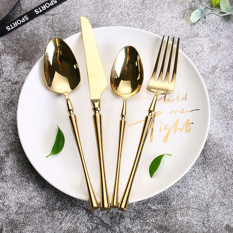 Stainless Steel Cutlery Set Elegant Dining Flatware Collection