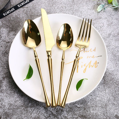 Stainless Steel Cutlery Set Elegant Dining Flatware Collection