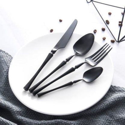 Stainless Steel Cutlery Set Elegant Dining Flatware Collection