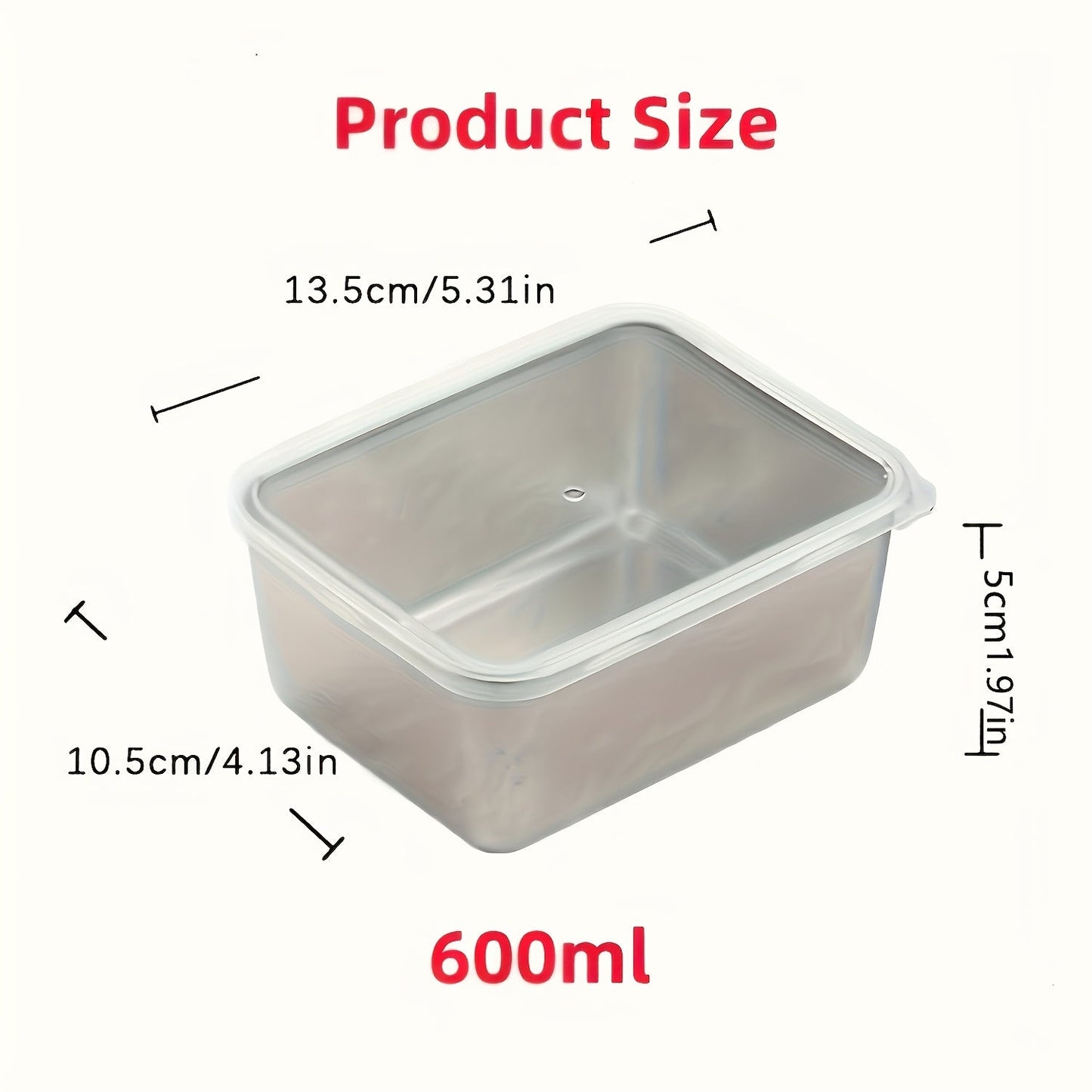 Stainless Steel Food Storage Container Set Stackable Kitchen Boxes