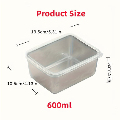 Stainless Steel Food Storage Container Set Stackable Kitchen Boxes