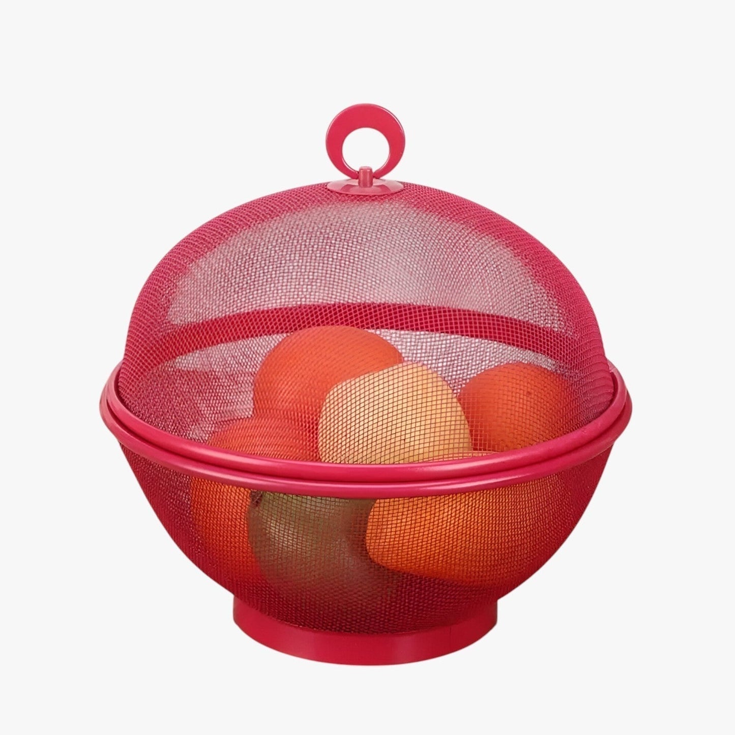 Stainless Steel Fruit Bowl Mesh Cover Large Capacity