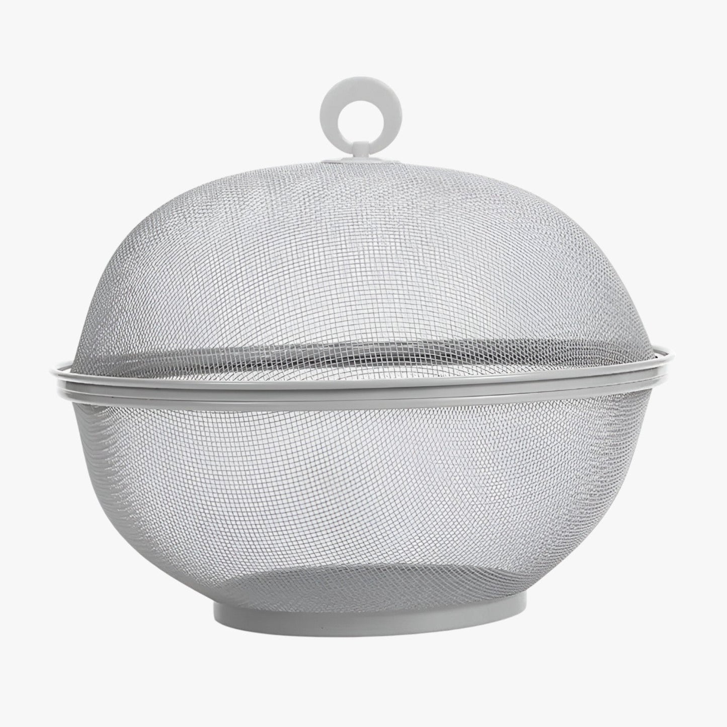 Stainless Steel Fruit Bowl Mesh Cover Large Capacity