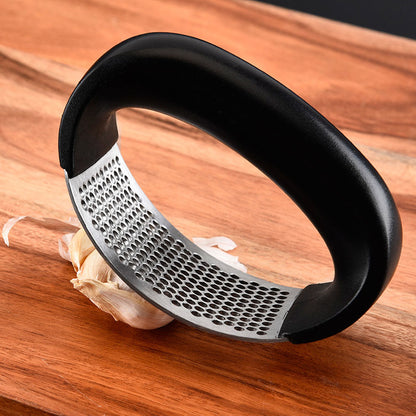 Stainless Steel Garlic Press Rocker Easy Garlic Crusher and Mincer Tool