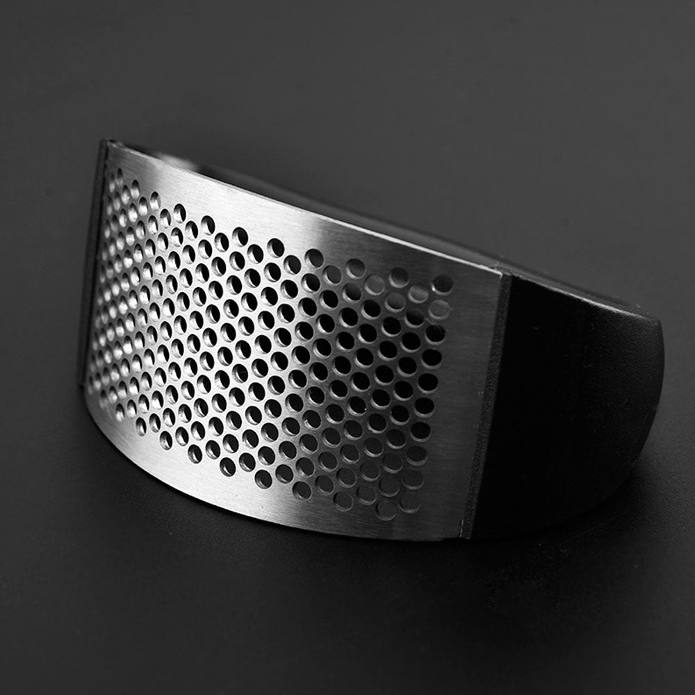 Stainless Steel Garlic Press Rocker Easy Garlic Crusher and Mincer Tool