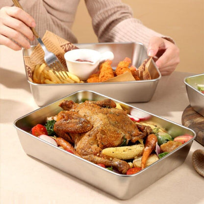 Stainless Steel Meal Prep Containers with Lids Stackable BPA-Free Kitchen Storage Set