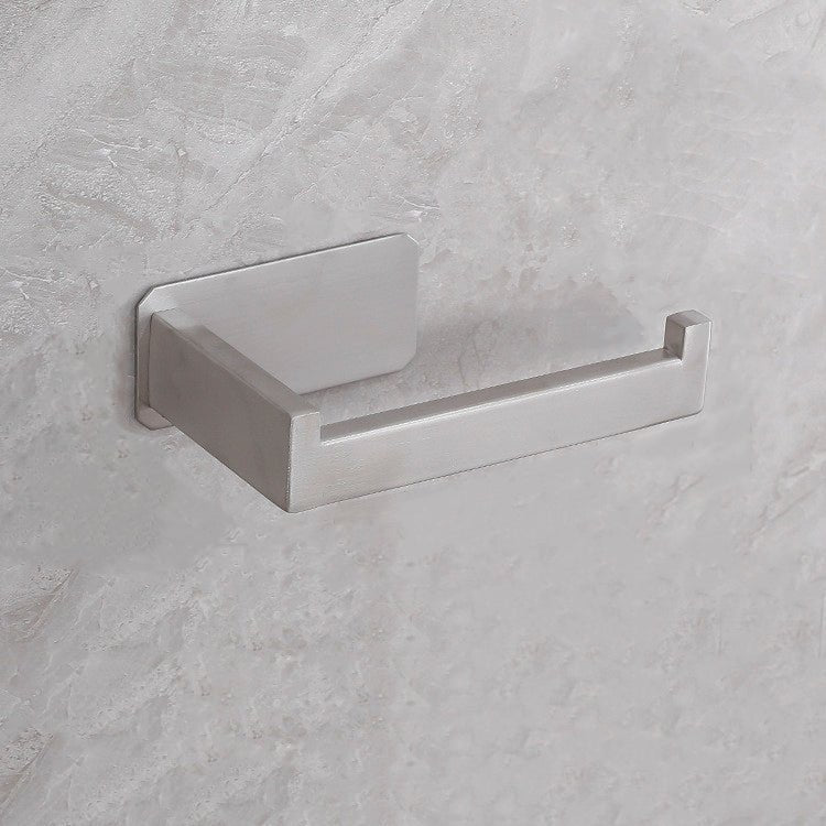 Stainless Steel Toilet Roll Holder Drill Free Bathroom Storage