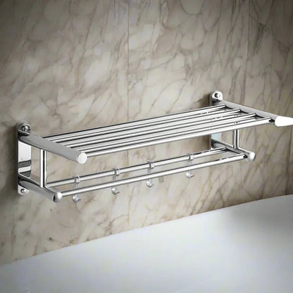 Stainless Steel Towel Rack Modern Bathroom Holder