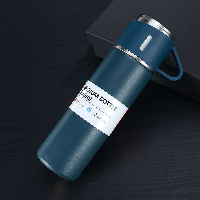 Stainless Steel Vacuum Thermos Flask Portable Insulated Travel Coffee Bottle 500ML