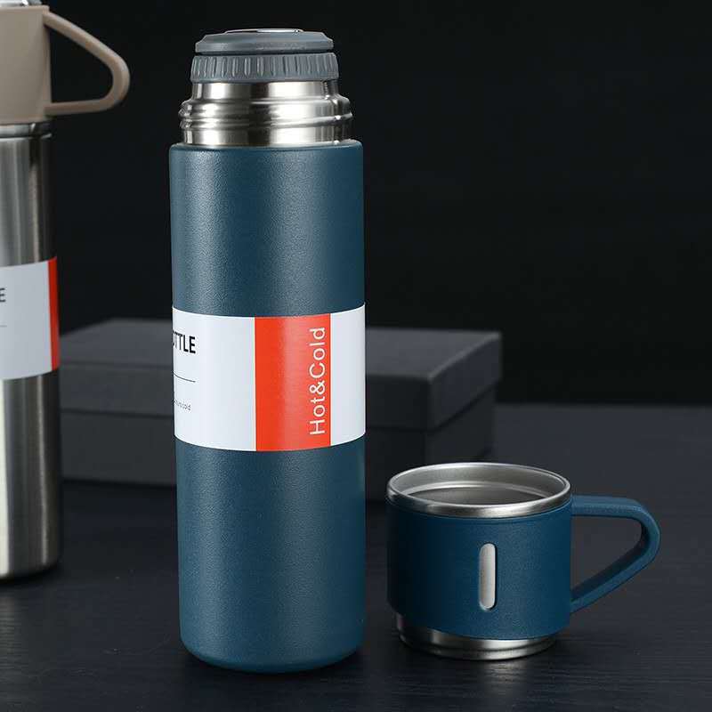 Stainless Steel Vacuum Thermos Flask Portable Insulated Travel Coffee Bottle 500ML