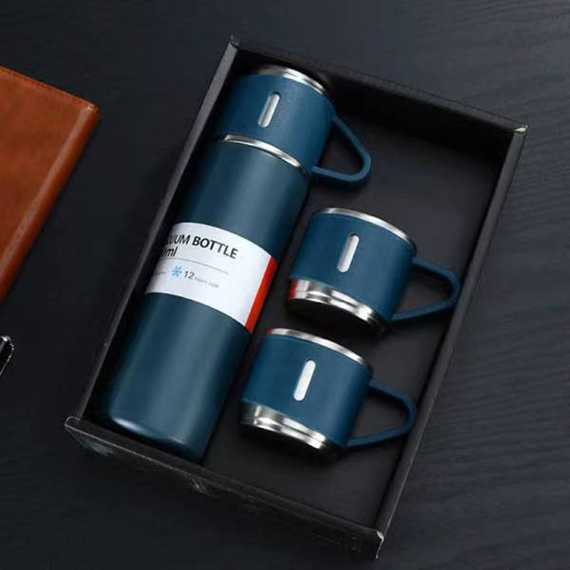 Stainless Steel Vacuum Thermos Flask Portable Insulated Travel Coffee Bottle 500ML