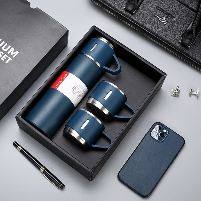 Stainless Steel Vacuum Thermos Flask Portable Insulated Travel Coffee Bottle 500ML