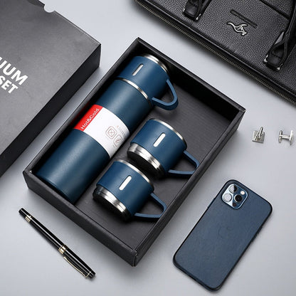 Stainless Steel Vacuum Thermos Flask Portable Insulated Travel Coffee Bottle 500ML