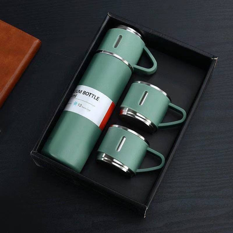 Stainless Steel Vacuum Thermos Flask Portable Insulated Travel Coffee Bottle 500ML