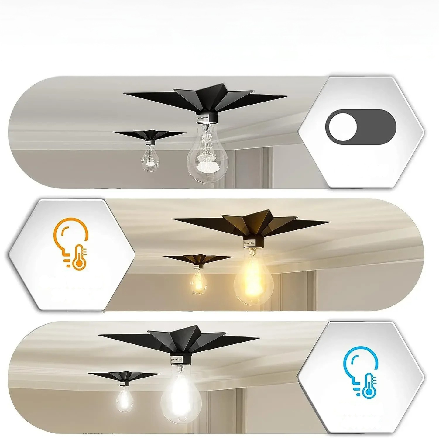 Star LED Wall Light Modern Decorative Ambient Lighting