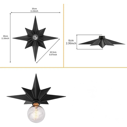 Star LED Wall Light Modern Decorative Ambient Lighting