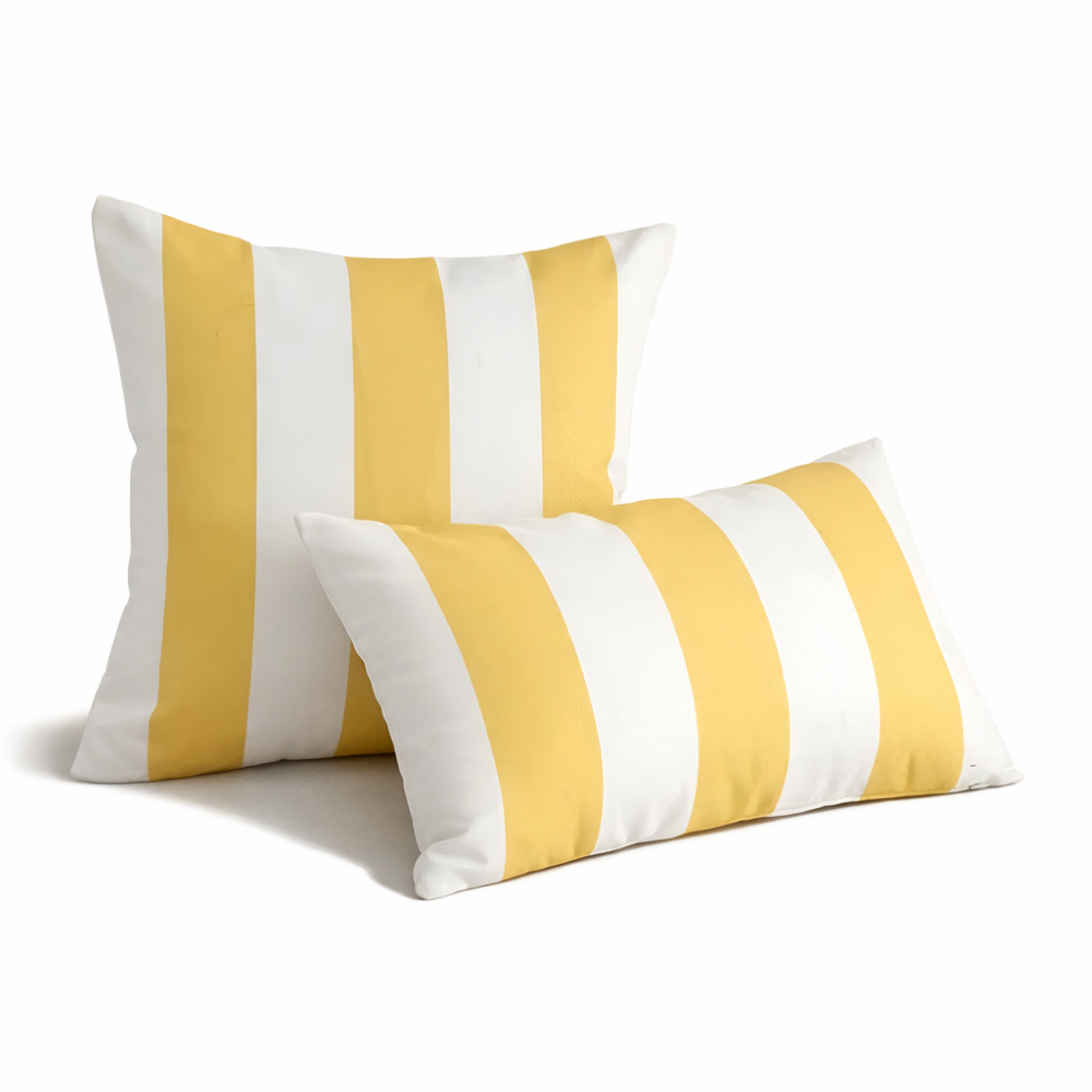 Striped Outdoor Cushion Cover Waterproof Pillowcase for Sofa 45x45 cm