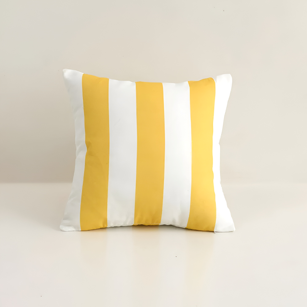 Striped Outdoor Cushion Cover Waterproof Pillowcase for Sofa 45x45 cm
