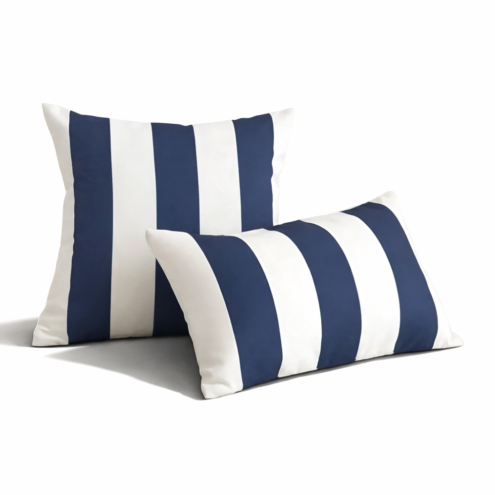 Striped Outdoor Cushion Cover Waterproof Pillowcase for Sofa 45x45 cm