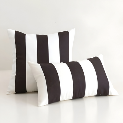 Striped Outdoor Cushion Cover Waterproof Pillowcase for Sofa 45x45 cm