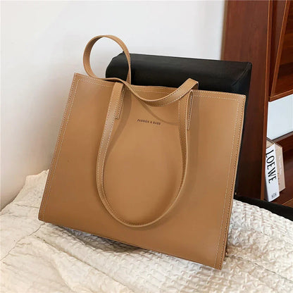 Structured Women's Handbag with Three Compartments