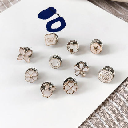 Stijlvolle decoratieve broches voor jurken, jassen, overhemden en truien