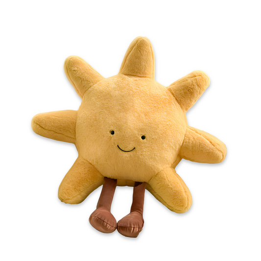 Sun Moon Decorative Pillow Celestial Plush Cushion