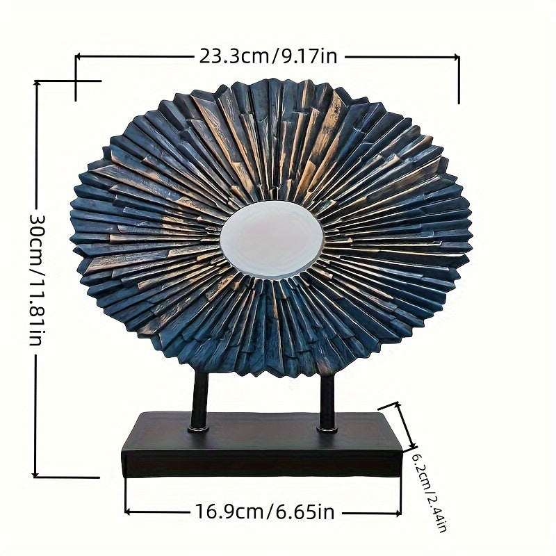 Sunflower Resin Figurine Decorative Floral Sculpture Home Accent Ornament