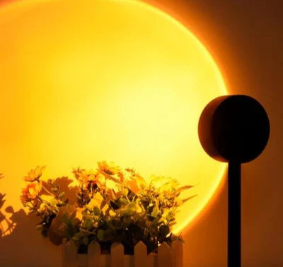 Sunset Mood Lamp with 4 Light Modes – Adjustable Ambient LED Nightlight
