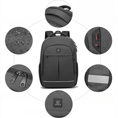 TSA Laptop Backpack 17 Inch USB Travel School Bag