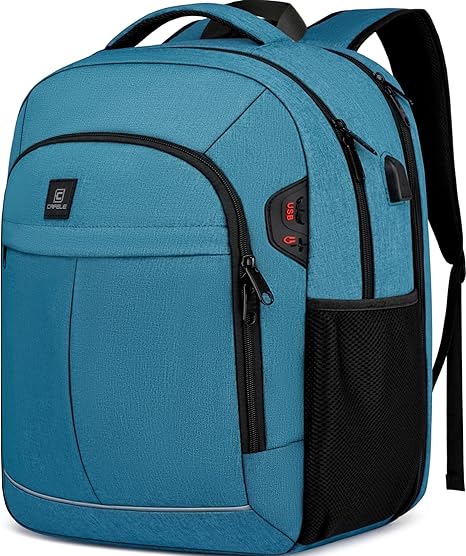 TSA Laptop Backpack 17 Inch USB Travel School Bag