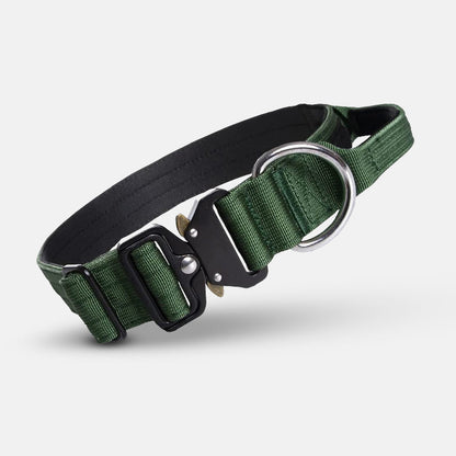 Tactical Dog Collar Heavy Duty Training Collar With Handle