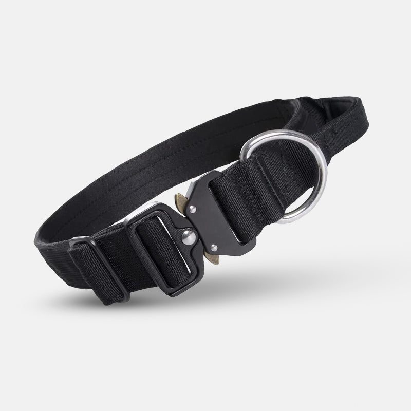 Tactical Dog Collar Heavy Duty Training Collar With Handle