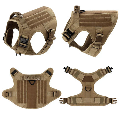 Tactical Dog Harness Adjustable Military Training Vest