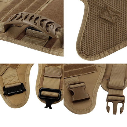 Tactical Dog Harness Adjustable Military Training Vest