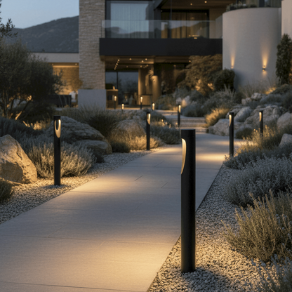 Tall Weather-Resistant LED Outdoor Floor Lamp