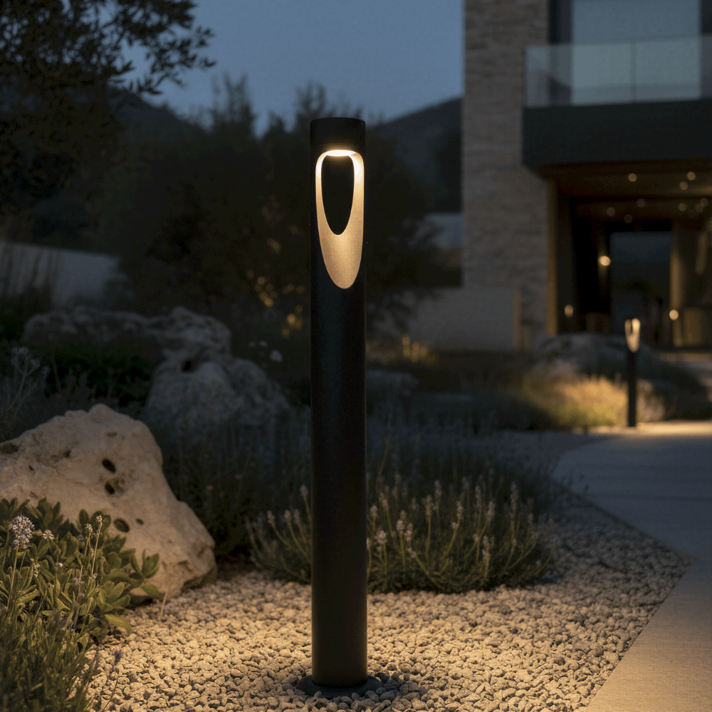 Tall Weather-Resistant LED Outdoor Floor Lamp