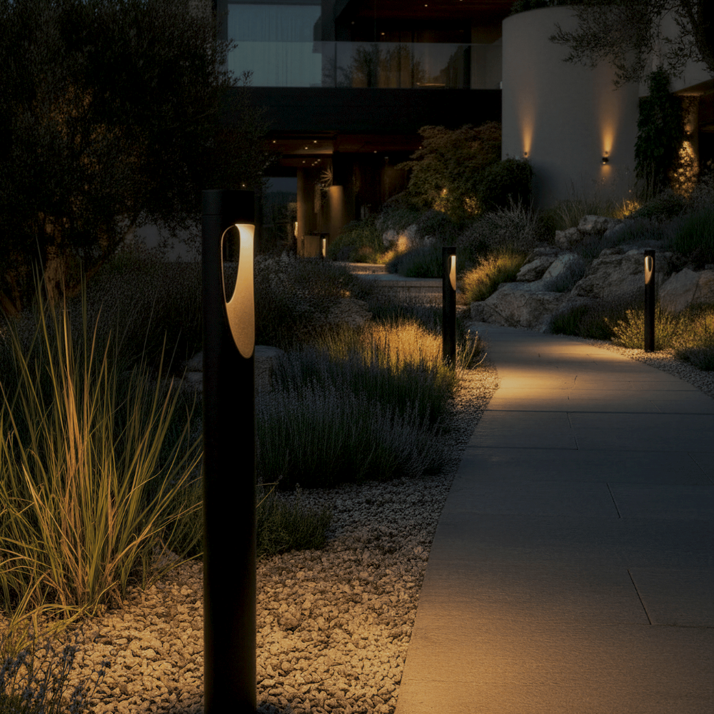 Tall Weather-Resistant LED Outdoor Floor Lamp