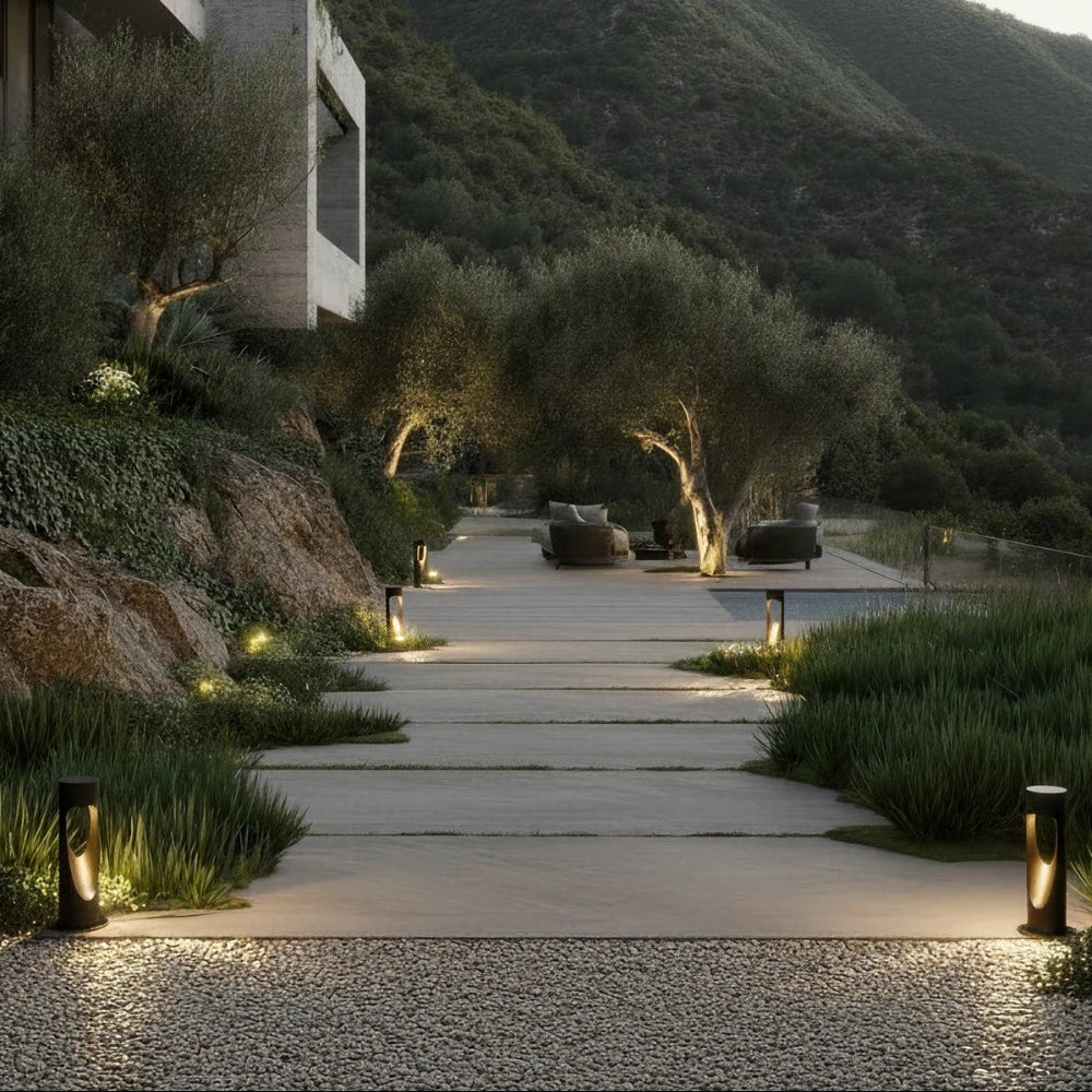 Tall Weather-Resistant LED Outdoor Floor Lamp