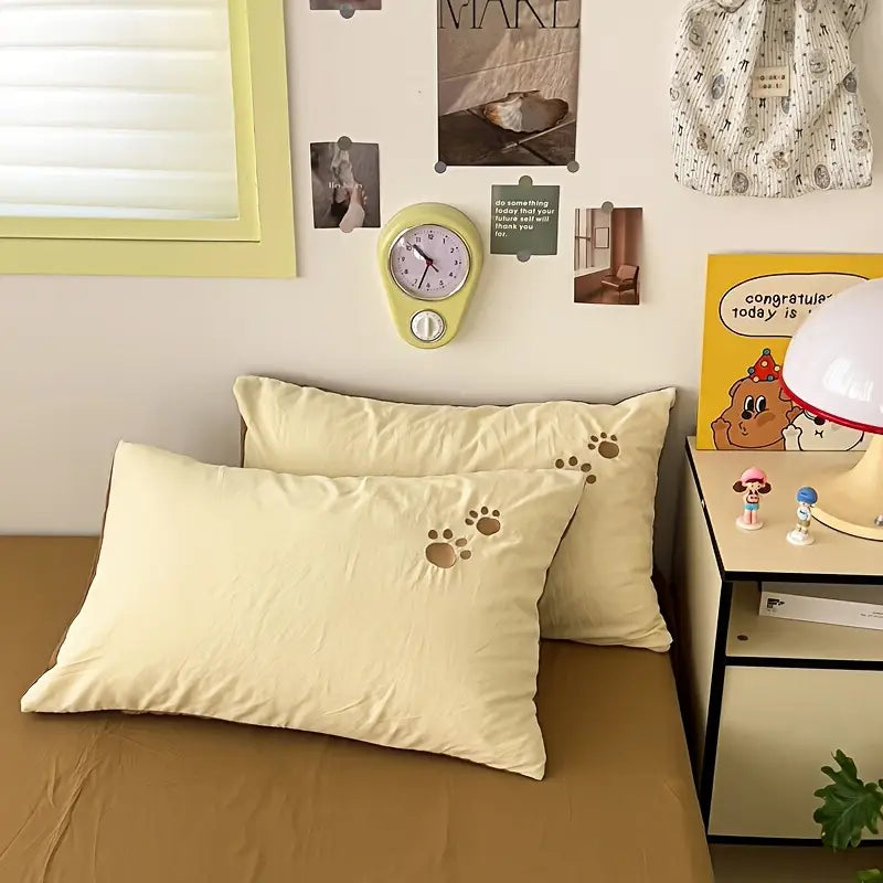 Teddy Bear Plush Bedding Set Soft Cozy Winter Comfort
