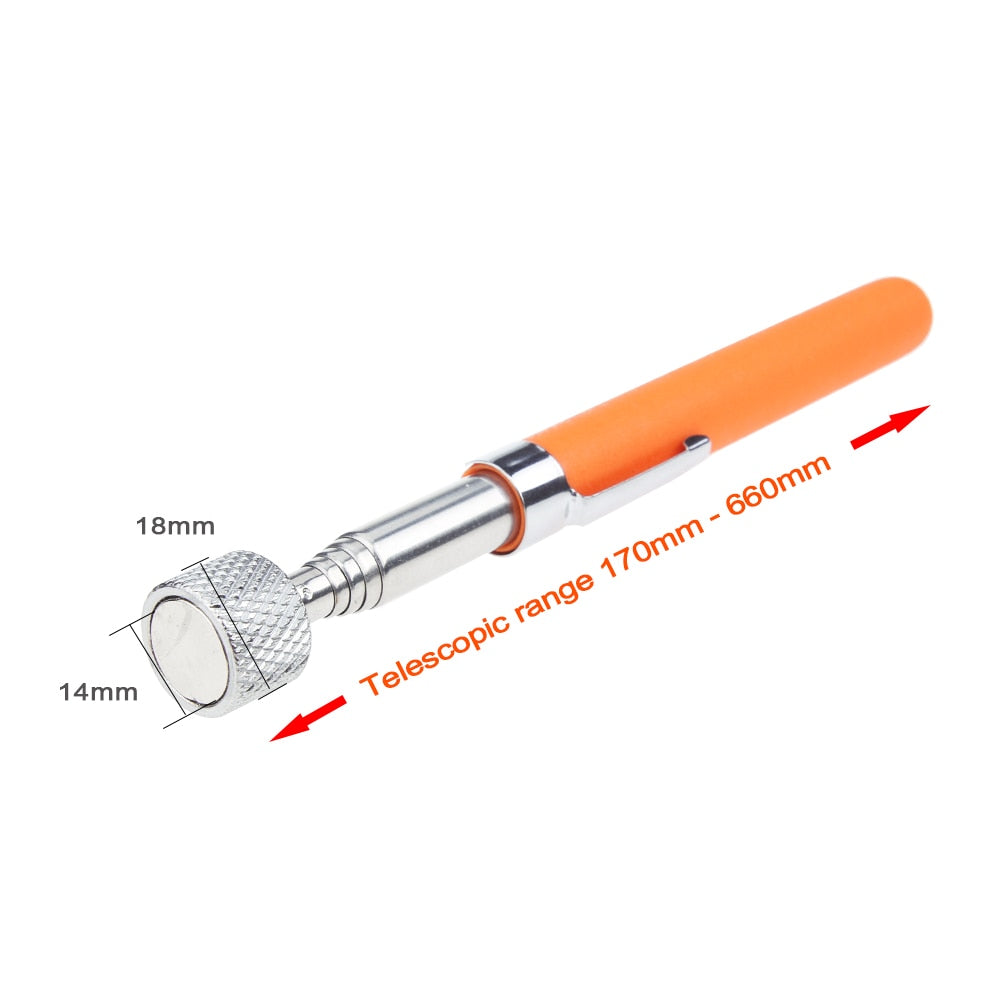 Telescopic Magnetic Pickup Tool Extendable Neodymium Magnet for Garage and Workshop