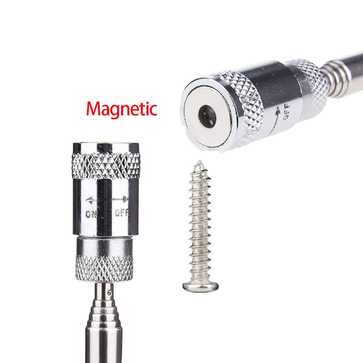 Telescopic Magnetic Pickup Tool Extendable Neodymium Magnet for Garage and Workshop