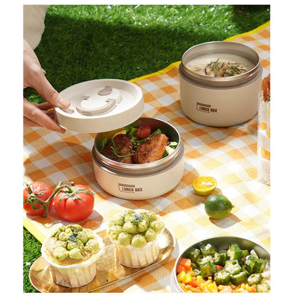 Thermal Insulated Lunch Box Portable Food Storage Container