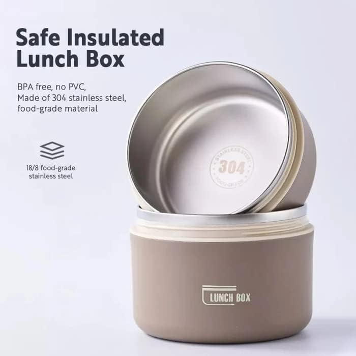Thermal Insulated Lunch Box Portable Food Storage Container