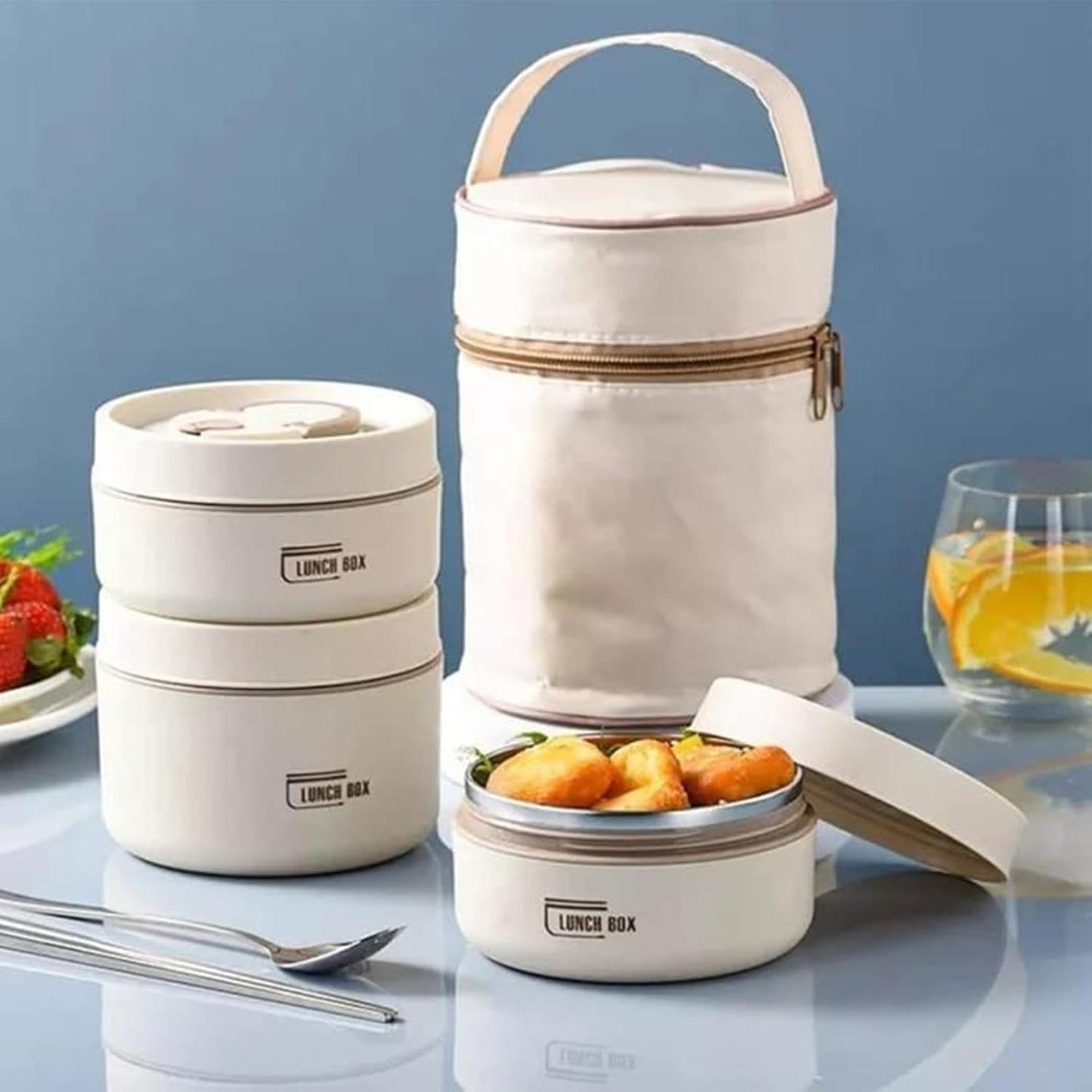 Thermal Insulated Lunch Box Portable Food Storage Container