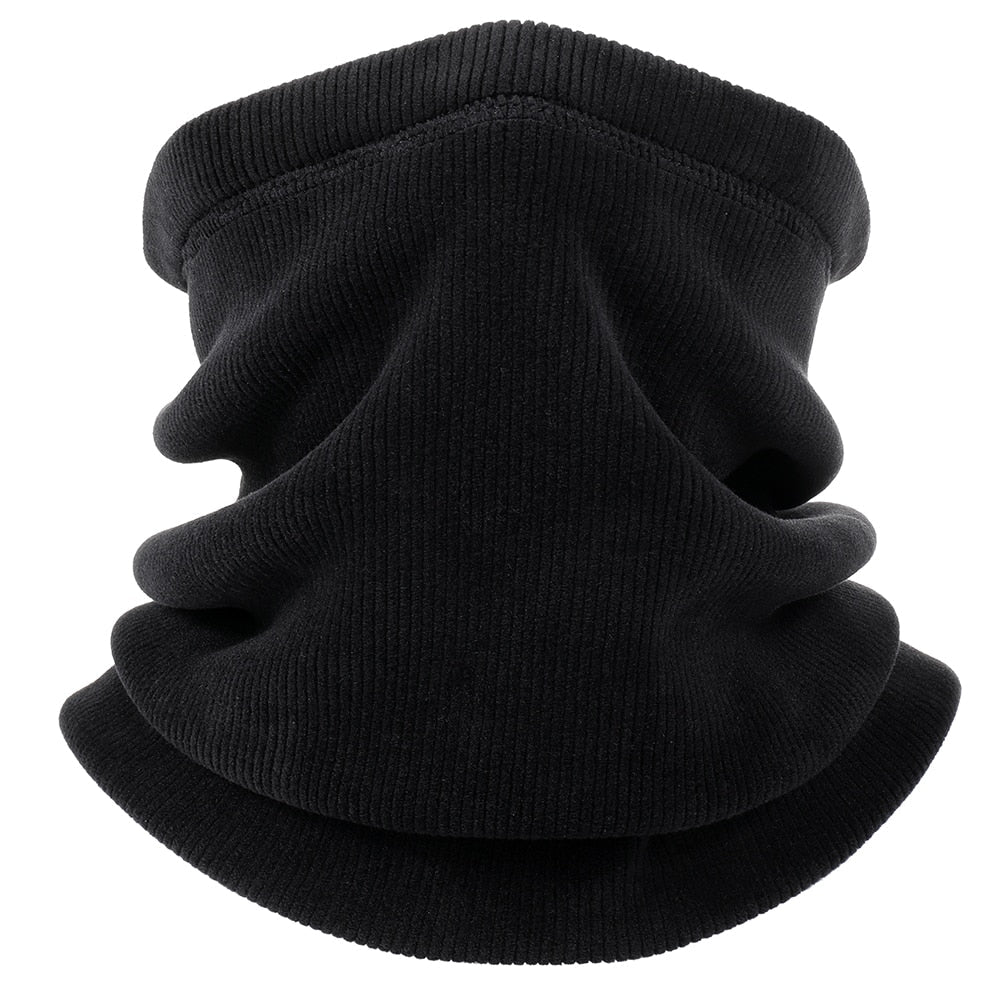 Thermal Neck Warmer Winter Fleece Snood Scarf