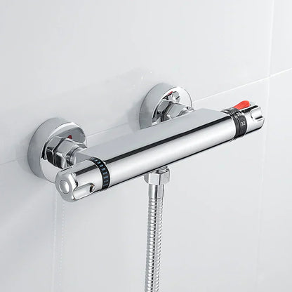 Thermostatic Shower Mixer Tap Chrome Bathroom Faucet