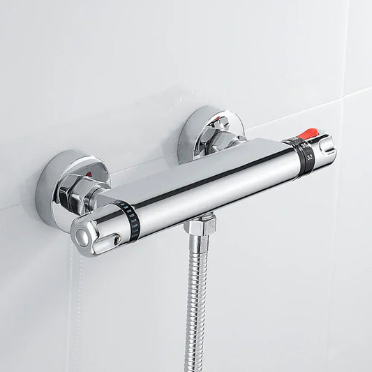 Thermostatic Shower Mixer Tap Chrome Bathroom Faucet