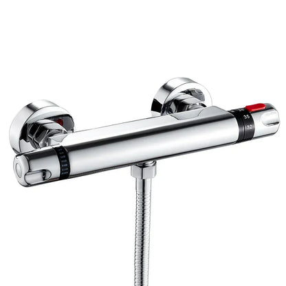 Thermostatic Shower Mixer Tap Chrome Bathroom Faucet
